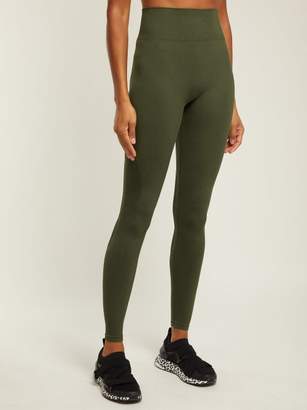 Calvin Klein Performance - Seamless Performance Leggings - Womens - Green