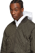 Thumbnail for your product : Random Identities Khaki Quilted Bomber Jacket