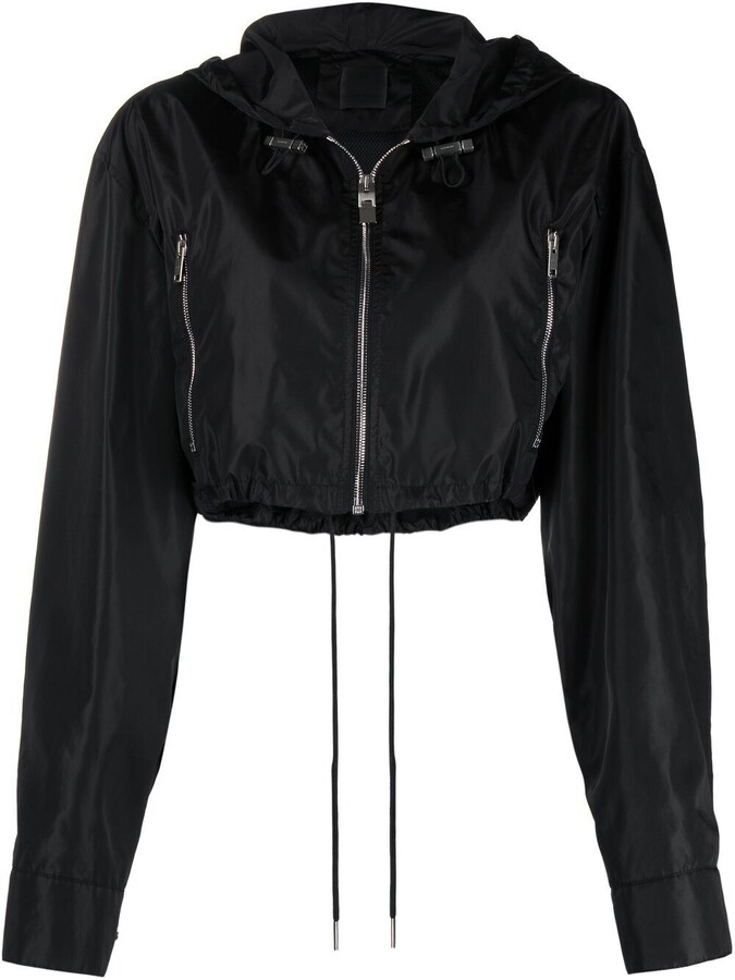 Hooded Nylon Windbreaker Jacket | Shop the world's largest collection of  fashion | ShopStyle
