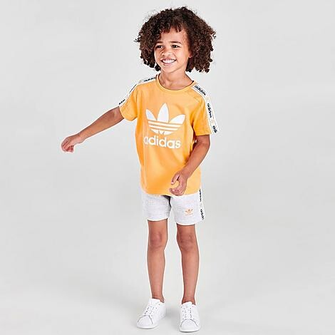 adidas Boys' Little Kids' On The Edge T-Shirt and Shorts Set - ShopStyle