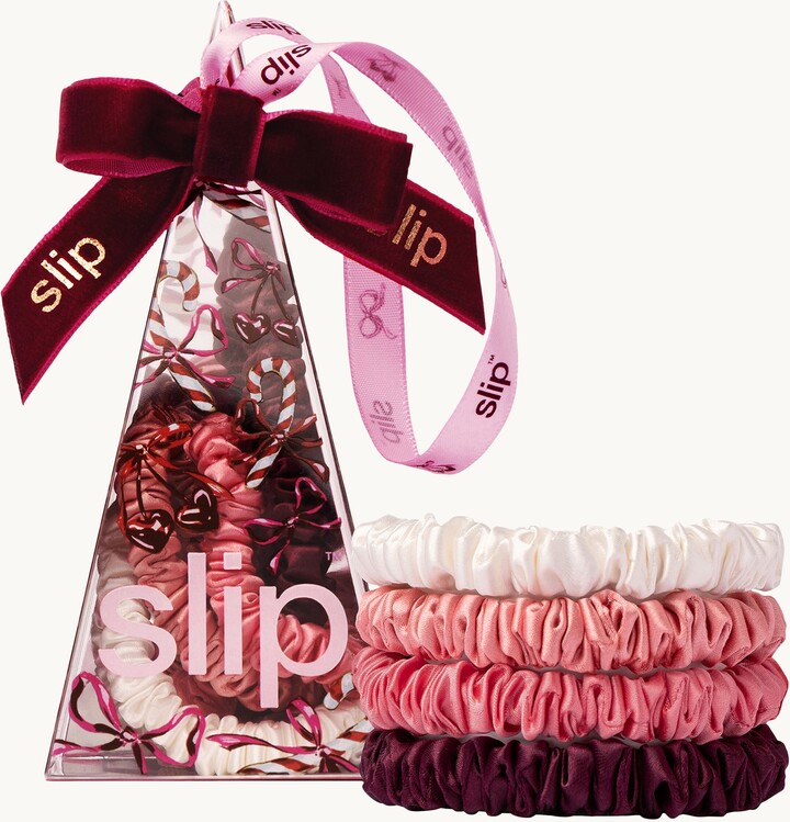 Slip Scrunchie Ornament Candy Cane