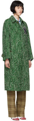 Gucci Green NY Yankees Edition Tweed Coat