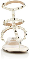 Thumbnail for your product : Valentino Women's Rockstud Flat Thong Sandals-White