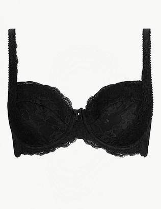 Marks and Spencer All-Over Fleur Lace Underwired Balcony Bra B-E