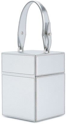 Oscar de la Renta mini Alibi top handle box bag