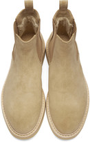 Thumbnail for your product : A.P.C. Beige Suede Grant Chelsea Boots