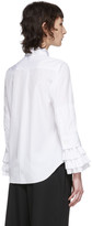 Thumbnail for your product : Comme des Garçons Comme des Garçons White Broad Ruffle Cuffs Shirt