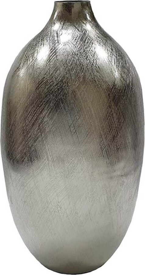 Large Champagne Willow Wide Silver Decoration Ceramic Flower Vase 295753