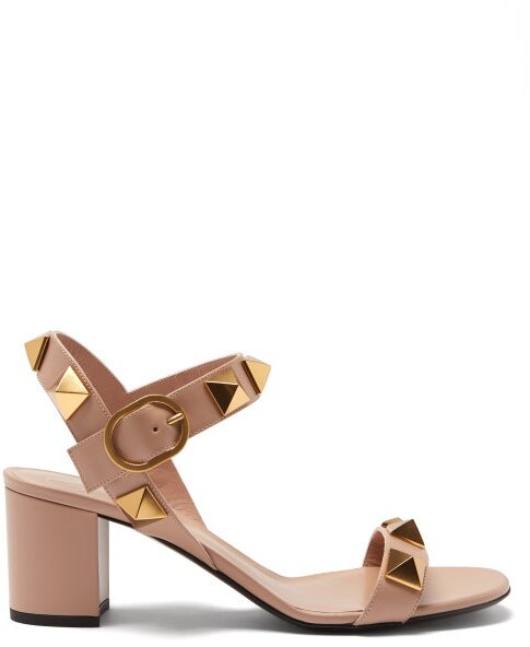 block heels with studs