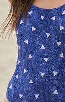 Thumbnail for your product : GUESS Denim Logo One Piece Swimsuit