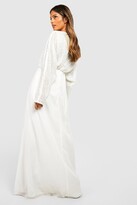 Thumbnail for your product : boohoo Sequin Batwing Maxi Bridesmaid Dress