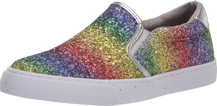 rainbow glitter shoes