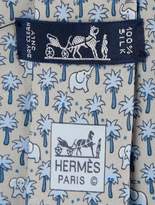 Thumbnail for your product : Hermes Printed Silk Tie