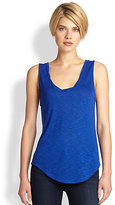Thumbnail for your product : Saks Fifth Avenue Twisted Shirttail Tank