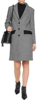 Thumbnail for your product : Maje Houndstooth Wool-Blend Coat