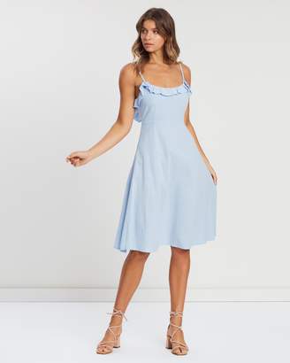 Atmos & Here ICONIC EXCLUSIVE - Helen Ruffle Front Slip Dress