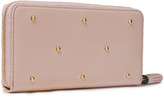 Thumbnail for your product : Anya Hindmarch Hexagon Studded Leather Continental Wallet