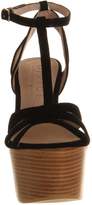 Thumbnail for your product : Office Jalouse Black Suede Tan Stack