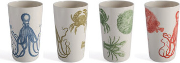 Longshore Tides Axl Sealife 4 Piece Tumbler Set