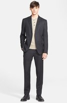 Thumbnail for your product : Rag and Bone 3856 rag & bone Classic Fit Charcoal Wool Suit