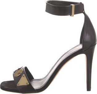 Celine Leather Studded Accents Sandals