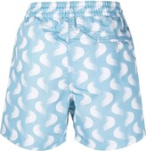 Thumbnail for your product : Frescobol Carioca Abstract-Print Swim Shorts
