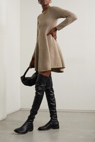 Thumbnail for your product : KHAITE Fleurine Cashmere Mini Dress
