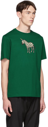 Paul Smith SSENSE Exclusive Green Zebra Regular Fit T-Shirt