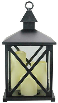 Northlight Candle Lantern with 3 Flameless Led Candle