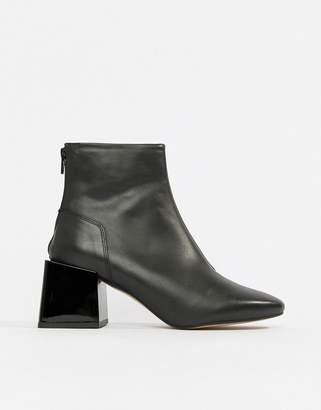 ASOS Design DESIGN Rome leather ankle boots