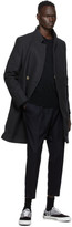 Thumbnail for your product : Wooyoungmi Grey Wool Stand Collar Coat