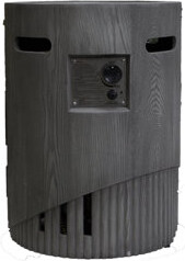 Tandoori 32000 BTU CSA Certification Diameter 20 Inch Round Outdoor Gas Fire PitContain 2.5kg Lava Stone And Rainproof CoverMagnesium Oxide Cultured Stone S