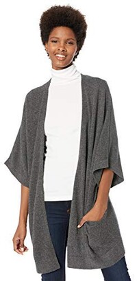 Lark & Ro Women's Oversized Drapey Open Cardigan Cashmere Sweater with  Pocket - ShopStyle
