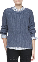 Thumbnail for your product : Theyskens' Theory Kaslin R Long-Sleeve Knit Sweater