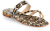 Thumbnail for your product : Manolo Blahnik Susa Animal-Print Snakeskin Sandals