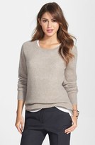 Thumbnail for your product : Halogen Ribbed Cashmere Sweater