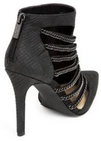 Thumbnail for your product : Jessica Simpson Camelia Leather Chain-Cut Booties