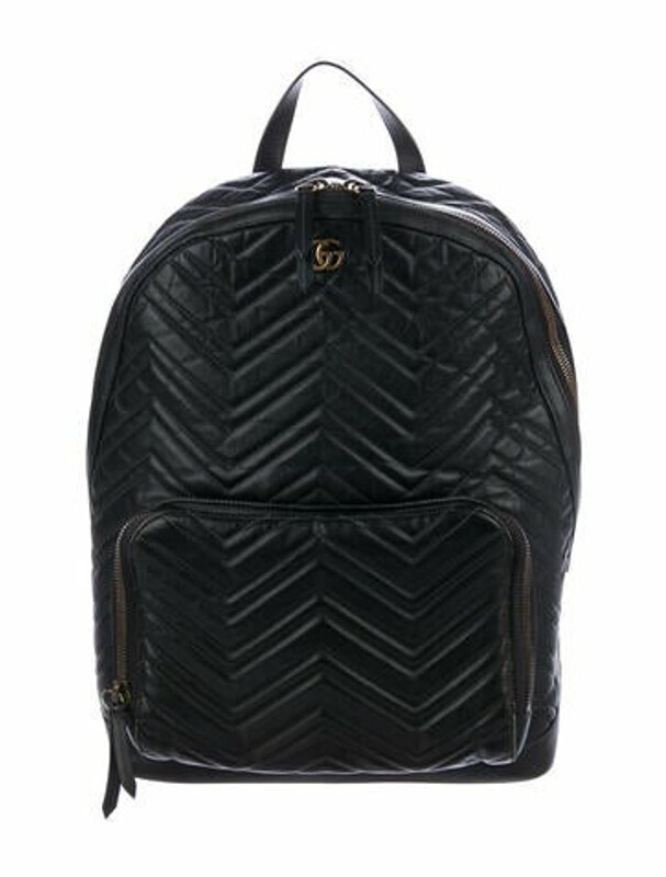 Gucci GG Marmont Matelasse Leather Backpack Black ShopStyle