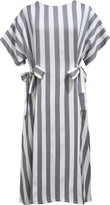 Thumbnail for your product : Keegan Women's Grey / White Convertible Tie Dress In Grey And White Stripe