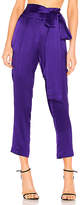 Thumbnail for your product : Mason by Michelle Mason X REVOLVE Tie Waist Pleat Pant