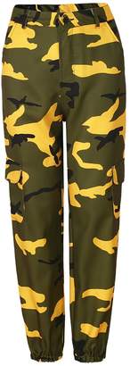 Lettre d'amour Women Camouflage Printing streetstyle Long Cargo Pants Trousers M