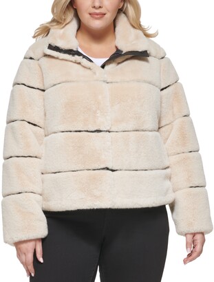 faux fur jacket size 18