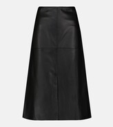 Thumbnail for your product : Joseph Sidena leather midi skirt