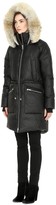 Thumbnail for your product : Soia & Kyo AUDRIANA parka with removable fur trim in Black