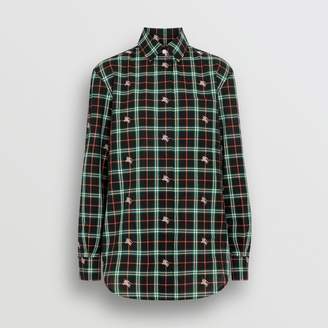 Burberry Fil Coupe Check Cotton Shirt