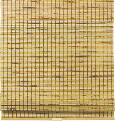 Home Basics Cordless Bamboo Room Darkening Natural Roman Shade