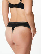 Thumbnail for your product : Marks and Spencer Lace Trim Thong