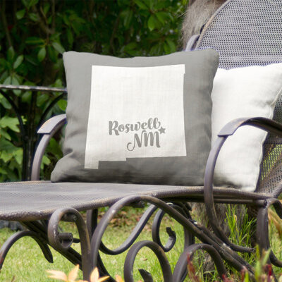 ArtVerse US Cities & States Indoor/Outdoor Throw Pillow