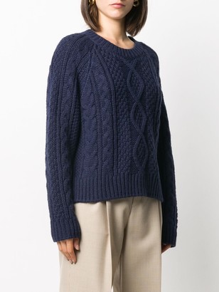 P.A.R.O.S.H. Chunky Cable Knit Jumper