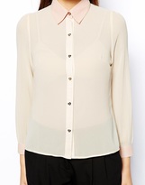 Thumbnail for your product : Sugarhill Boutique Heart Throb Blouse With Contrast Detail